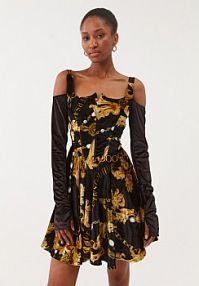 Sukienka koktajlowa Versace Jeans Couture czarna 