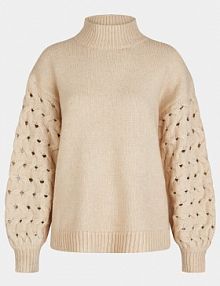 Golf Marc Aurel beżowy damski 