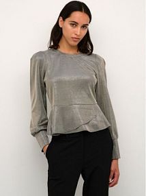 Bluzka Karen by Simonsen srebrna damska 