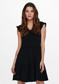 Sukienka codzienna ONLY czarna Letnia May 15226992  Regular Fit