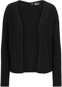 Krótki kardigan bez zapięcia  Bonprix