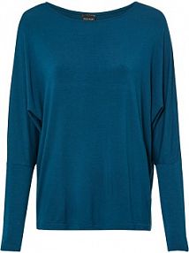 Shirt z długim rękawem, z miękkiego materiału z wiskozą  damska Bonprix