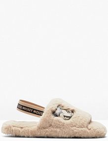 Kapcie z disneyowskim motywem myszki Miki  damskie Bonprix