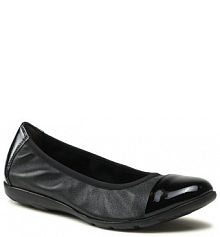 Baleriny Caprice czarne