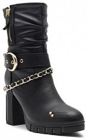 Klapki eleganckie Mustang czarne