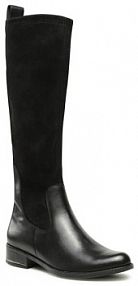 Kozaki Caprice czarne damskie