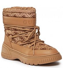 Trapery Guess beżowe damskie