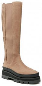 Kozaki Clarks beżowe damskie