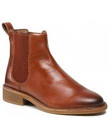 Sztyblety Clarks brązowe damskie