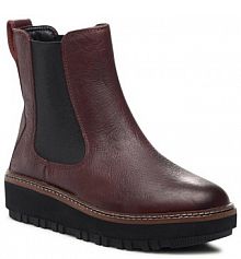 Sztyblety Clarks bordowy damskie