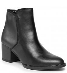 Botki na obcasie Gabor czarne