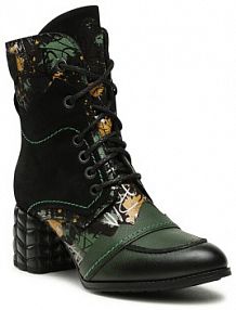 Botki na obcasie Maciejka czarne