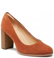 Czółenka Clarks brązowe