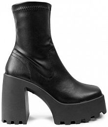 Botki na obcasie Altercore  czarne Agnes.B