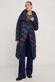 Kurtka puchowa Answear.LAB  niebieska damska WA23.KPD233