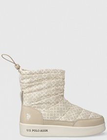 Śniegowce U.S. Polo Assn.  beżowe damskie VEGY006W.CNY1