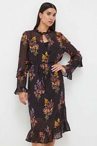 Sukienka midi Twinset  czarna 232TT2461