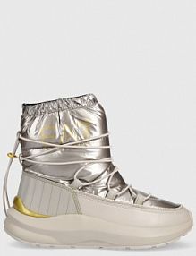 Śniegowce EA7 Emporio Armani  srebrne damskie X8M002.XK230.