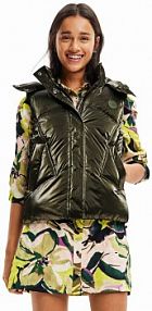 Kamizelka Desigual  zielona damska 23WWEW75