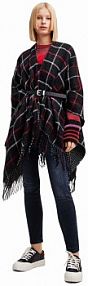 Ponczo Desigual  czarne 23WAIA10