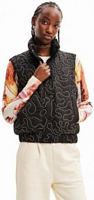 Kamizelka Desigual  czarna damska 23WWEW15