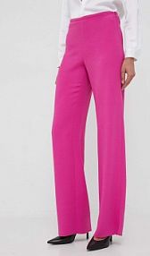 Spodnie eleganckie Emporio Armani  różowe damskie 0NP01T.02013