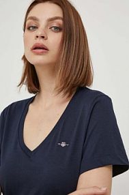 T-shirt Gant  granatowy damski 4200750