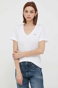 T-shirt Gant  biały damski 4200750