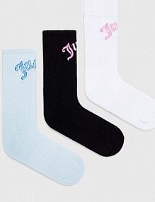 Skarpetki Juicy Couture  niebieskie damskie JCAXS223713.5