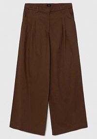 Spodnie eleganckie pinko  brązowe damskie 102205.A1BB