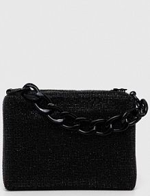 Torebka shopperka PATRIZIA PEPE  czarna 2B0058.M017