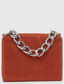 Torebka shopperka PATRIZIA PEPE  pomarańczowa 2B0058.M017