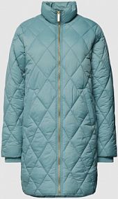 Płaszcz pikowany ze stójką Part Two niebieski damski EAN 30306108