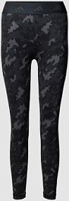 Legginsy z elastycznym pasem model Camo Adidas Training czarne damskie EAN IJ6872