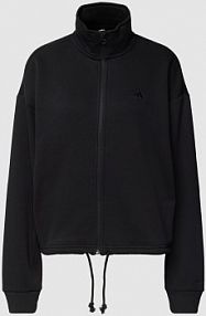 Bluza rozpinana z detalami z logo ADIDAS SPORTSWEAR czarna damska EAN HZ5755