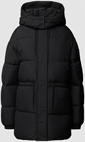 Kurtka pikowana z kapturem s.Oliver RED LABEL czarna damska EAN 2133096
