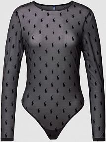 Body ze wzorem z logo Polo Ralph Lauren czarne EAN 4P4005