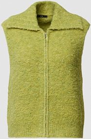 Kamizelka z wykładanym kołnierzem i zamkiem błyskawicznym Zero zielona damska EAN 1081501079