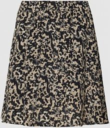 Spódnica mini ze wzorem na całej powierzchni model Rhian moss copenhagen czarna EAN 17783