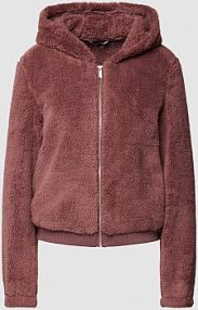 Bluza rozpinana z futerka Only różowa damska EAN 15300635