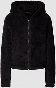 Bluza rozpinana z futerka Only czarna damska EAN 15300635
