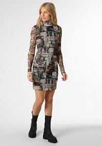 Sukienka  Kobiety beżowa/brązowa/zielona/lila/wielokolorowa wzorzysty S Aygill's