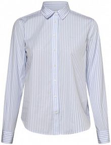 Koszula  Kobiety Bawełna niebieska/biała w paski 44 Gant damska