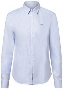 Koszula  Kobiety Bawełna niebieska jednolity 44 Gant damska