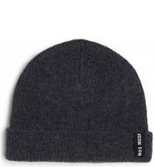 Czapka  z domieszką alpaki Kobiety szara jednolity ONE SIZE MOS MOSH damska