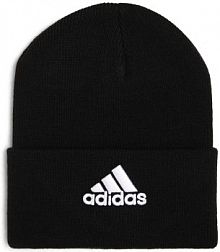 Czapka  Kobiety drobna dzianina czarna jednolity S/M adidas Sportswear damska