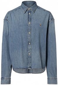 Koszula jeansowa Kobiety Bawełna niebieska jednolity S Polo Ralph Lauren