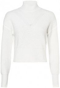 Sweter  Kobiety Sztuczne włókno biały jednolity XS Noisy May damski