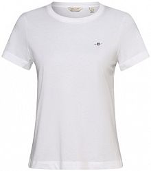 Tshirt  Kobiety Bawełna biały jednolity XXL Gant damski