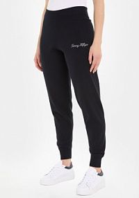 Spodnie dresowe Tommy Hilfiger granatowe damskie 